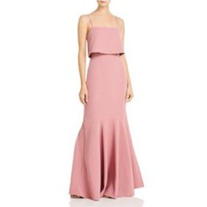 **WAYF The Dominic Sleeveless Popover Trumpet Skirt Bridesmaid Gown | Women's